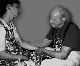 Amrita Daigle avec Milton Trager en 1996